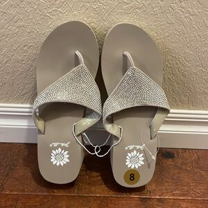 Yellow Box Flip Flops